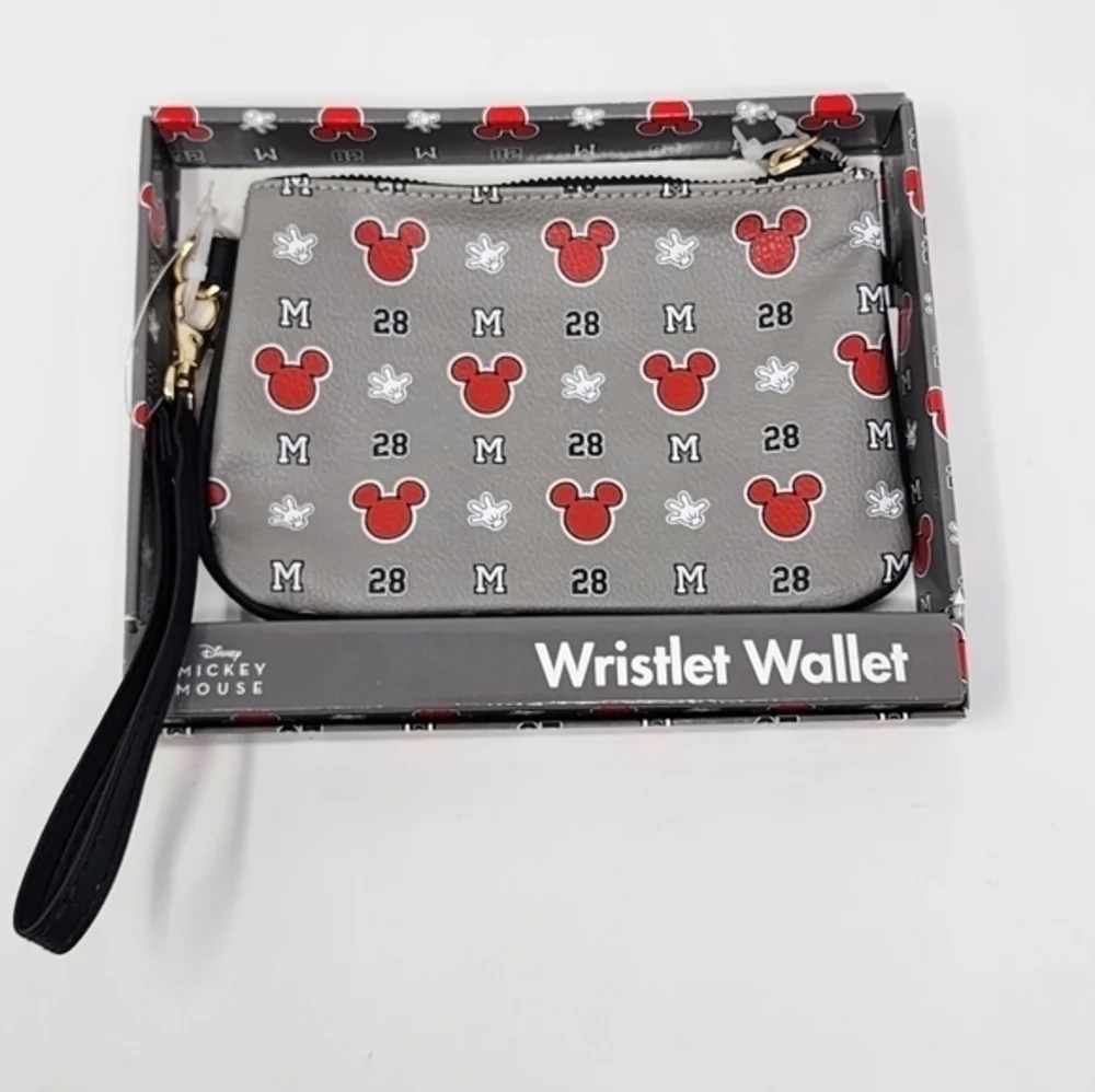 Disney Mickey‎ Mouse Wristlet Wallet New